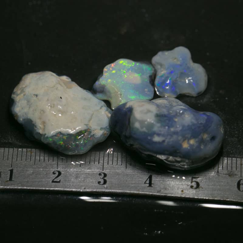 56 ct rough opal parcel 4pc