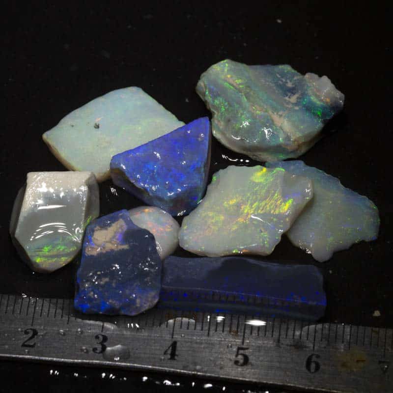 59 ct rough opal parcel 9pc