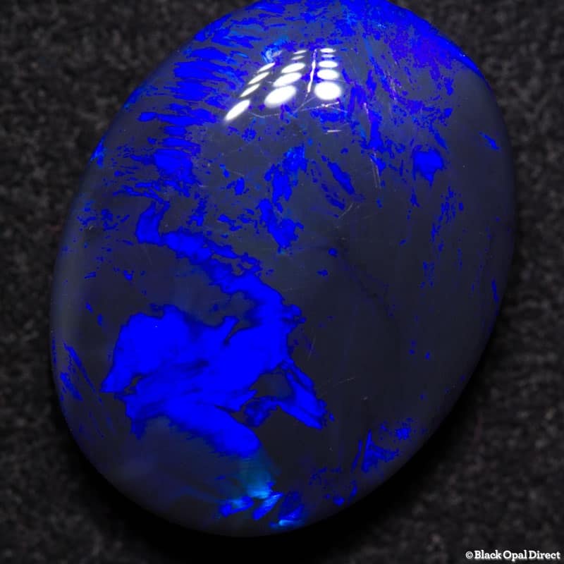 6.80 ct black opal 15.6x12.2x5mm