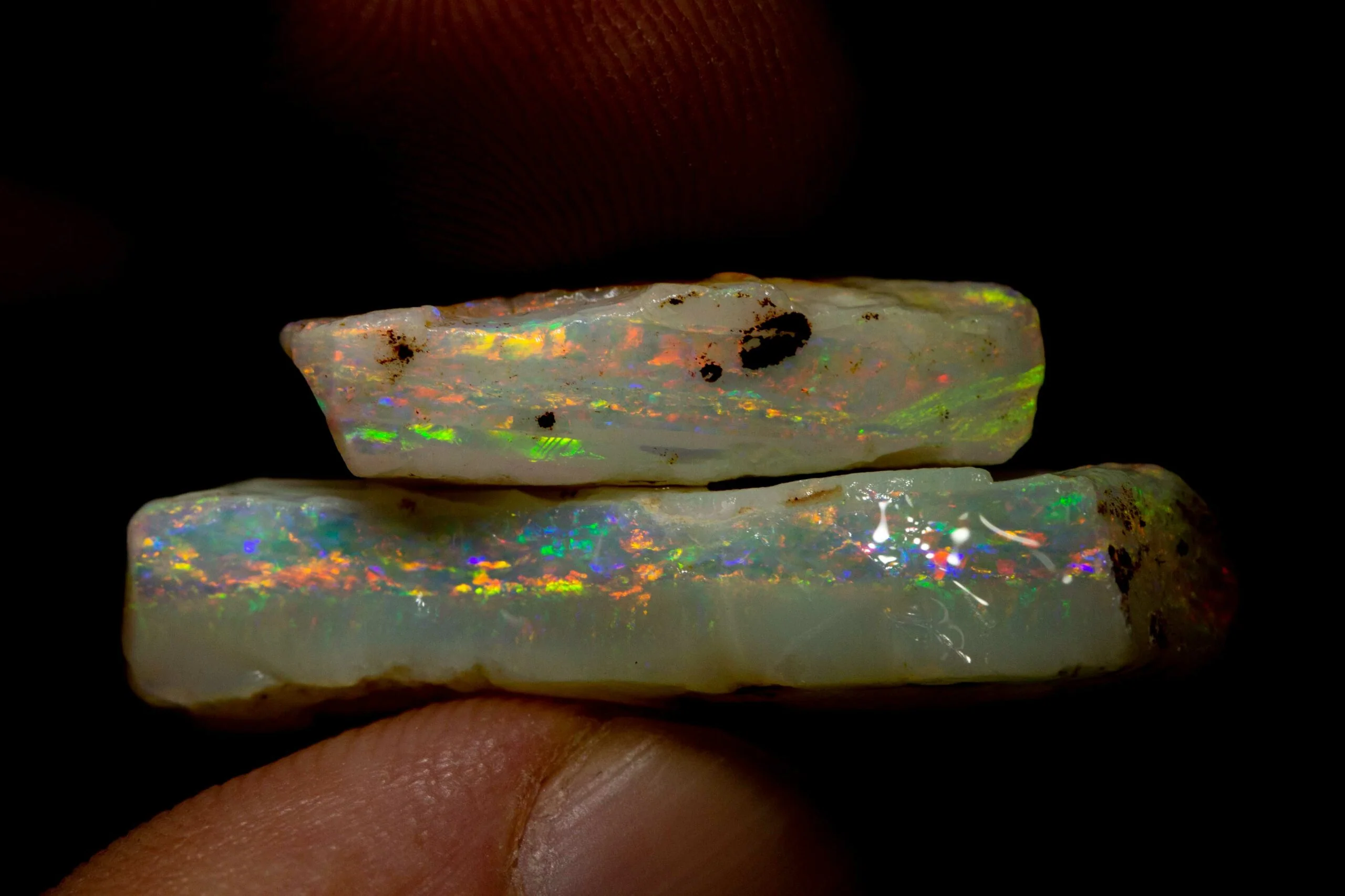 61.00 ct rough opal parcel 2pc