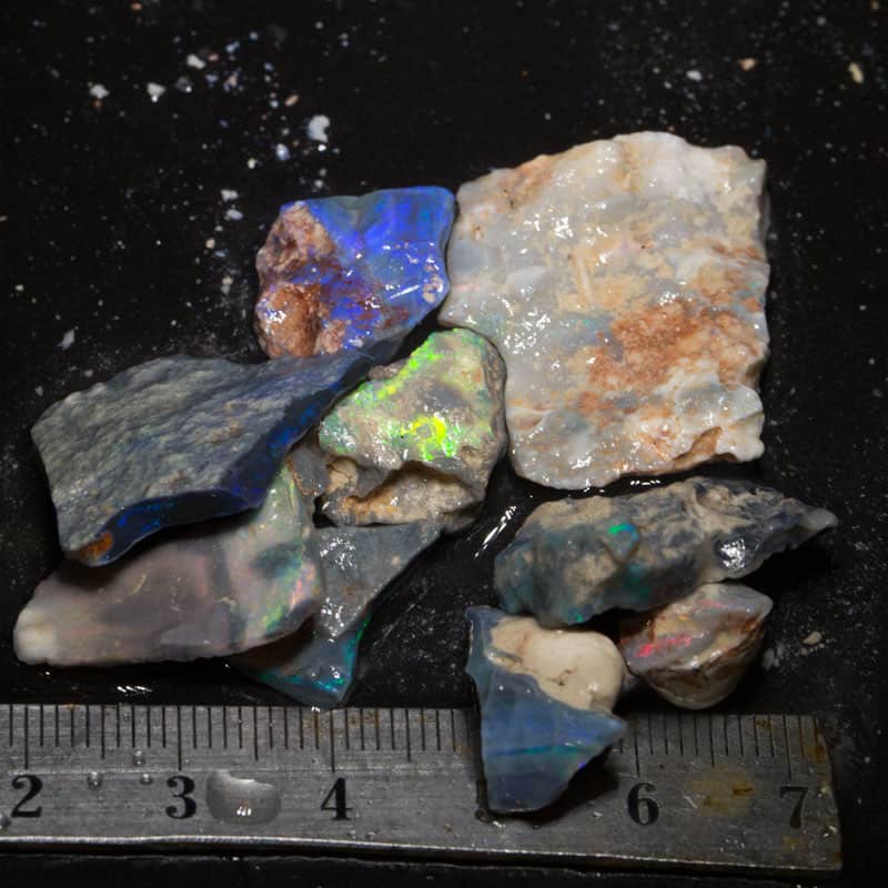 63 ct rough opal parcel