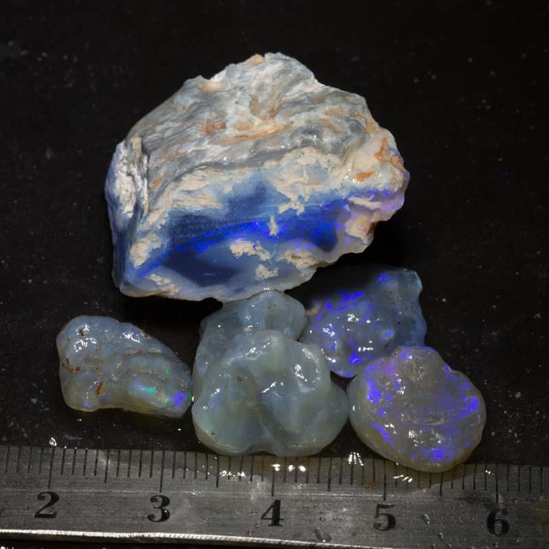 63 ct rough opal parcel 5pc