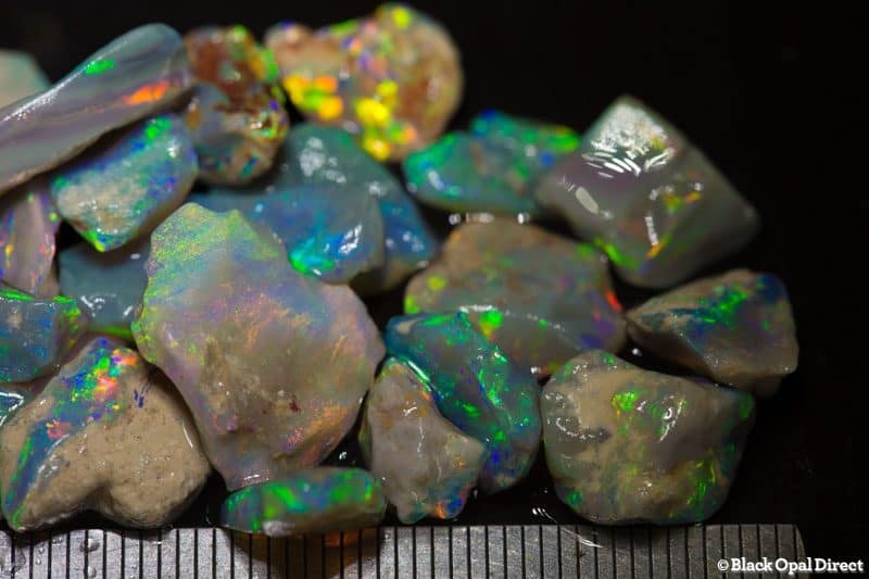 66 ct rough opal parcel 26 pieces