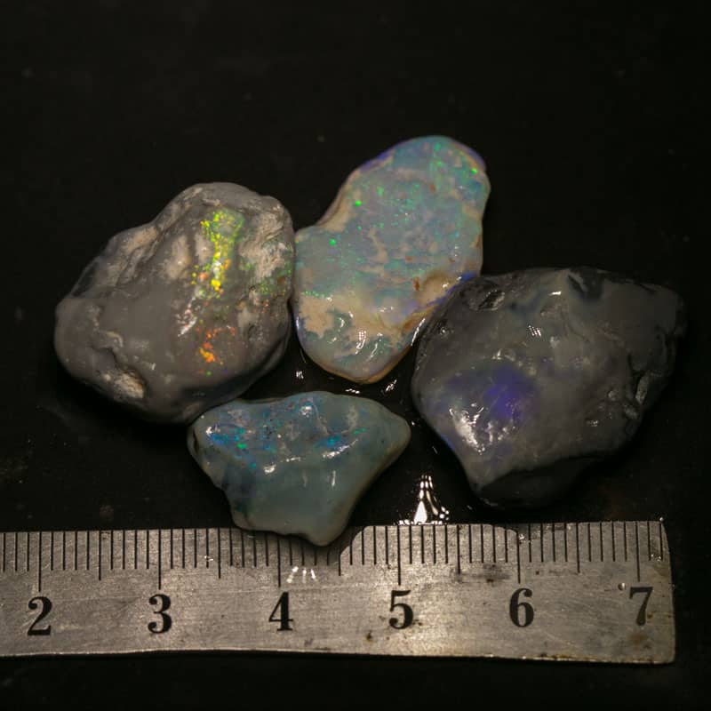 67 ct rough opal parcel 4pc