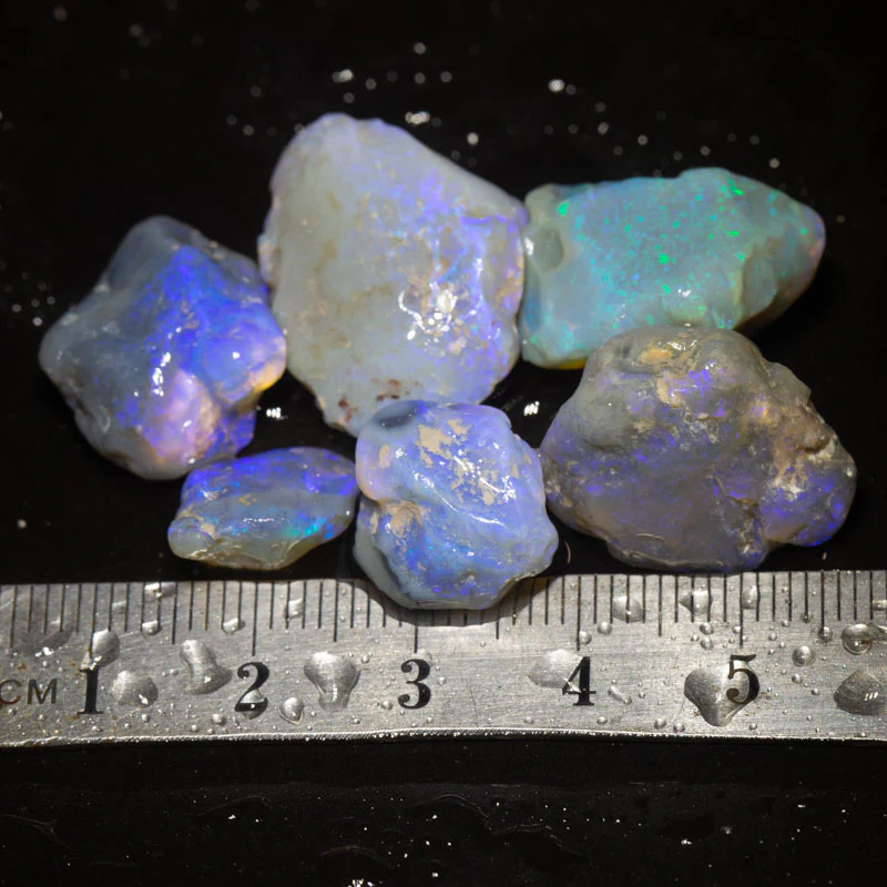 68 ct rough opal parcel 6pc