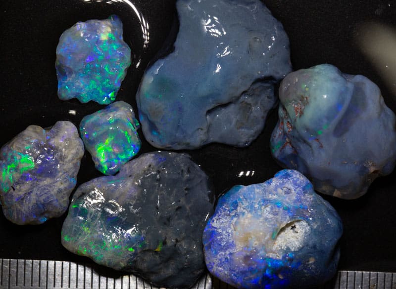 71 ct rough opal parcel 7 pieces