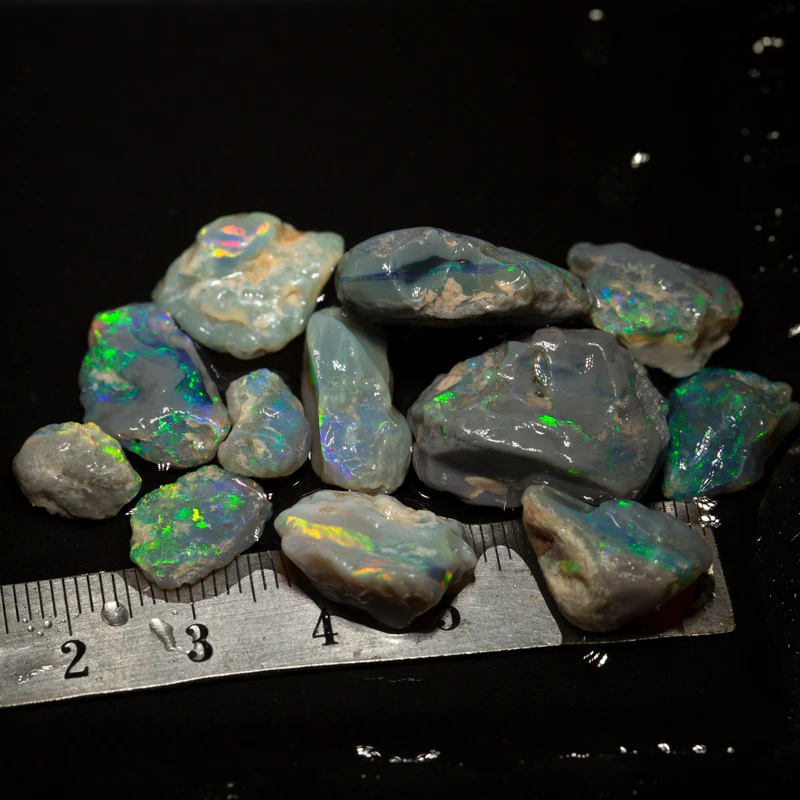 74 ct rough opal parcel 12pc