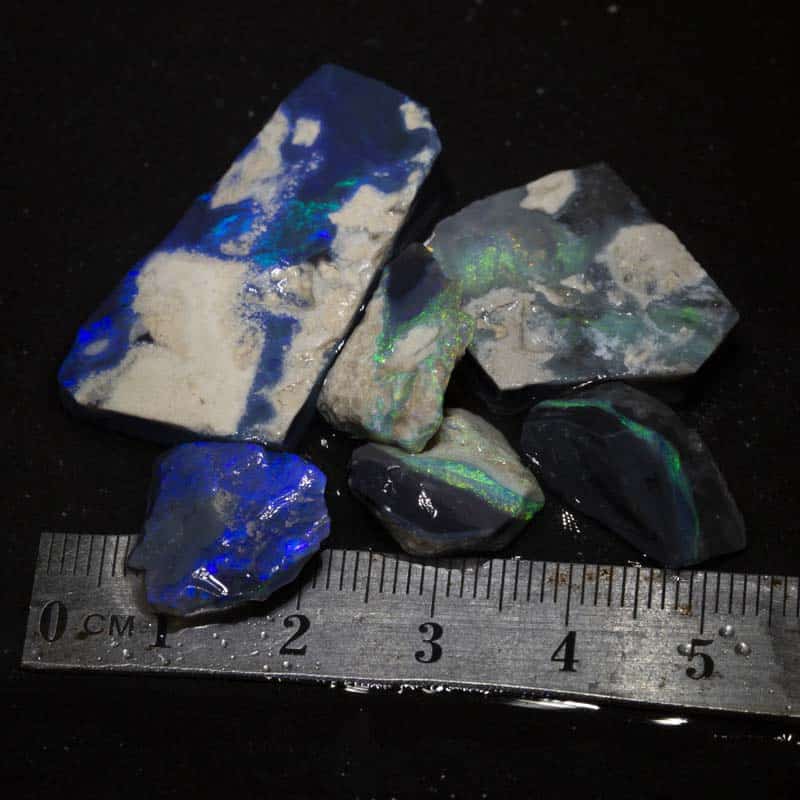 74 ct rough opal parcel 6pc