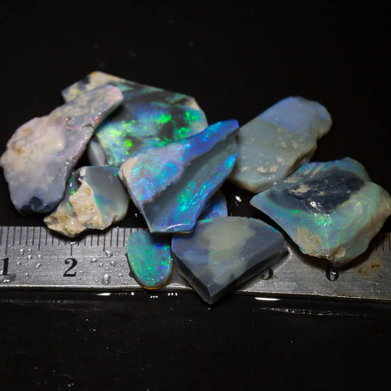 75.75 ct rough opal parcel 9pc
