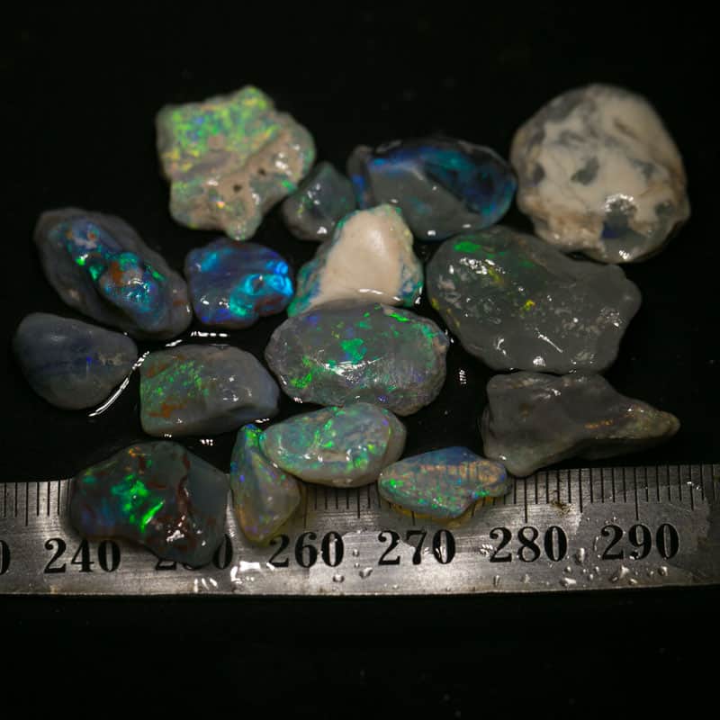 75 ct rough opal parcel 16 pc for the Intermediate opal cutter