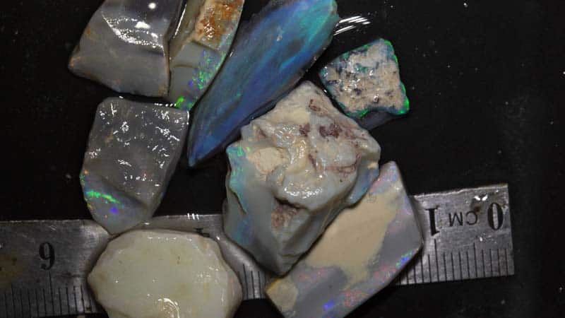 76 ct rough opal parcel 8pc