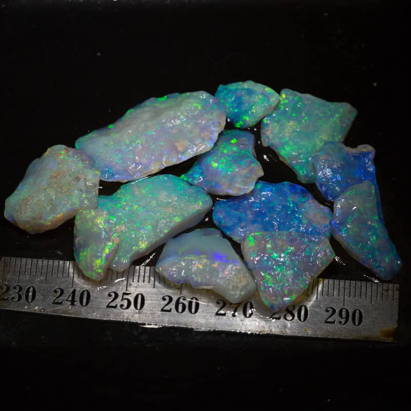 77 ct rough opal parcel 12 pieces
