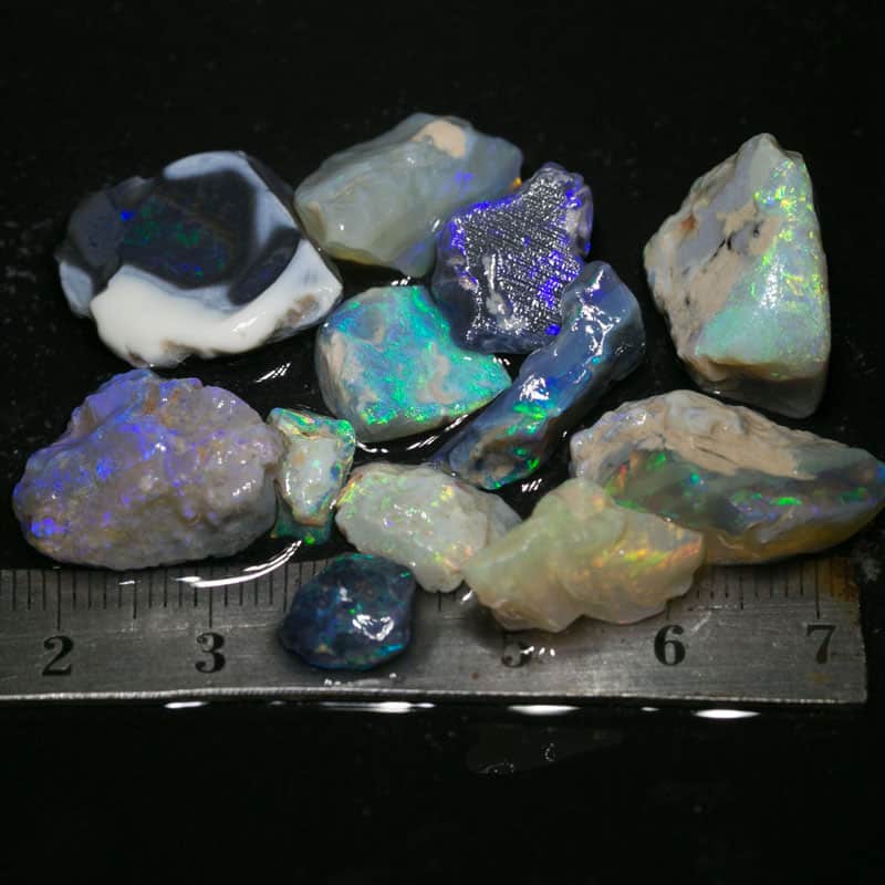 78 ct rough opal parcel 12 pieces