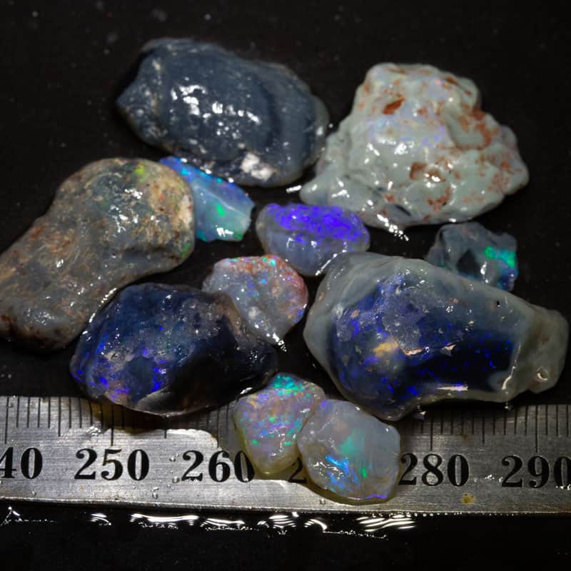 81 ct rough opal parcel 11 pieces
