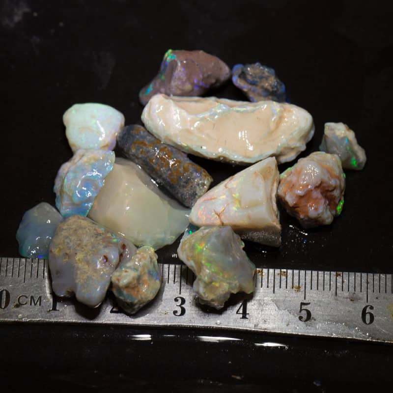 82 ct rough opal parcel
