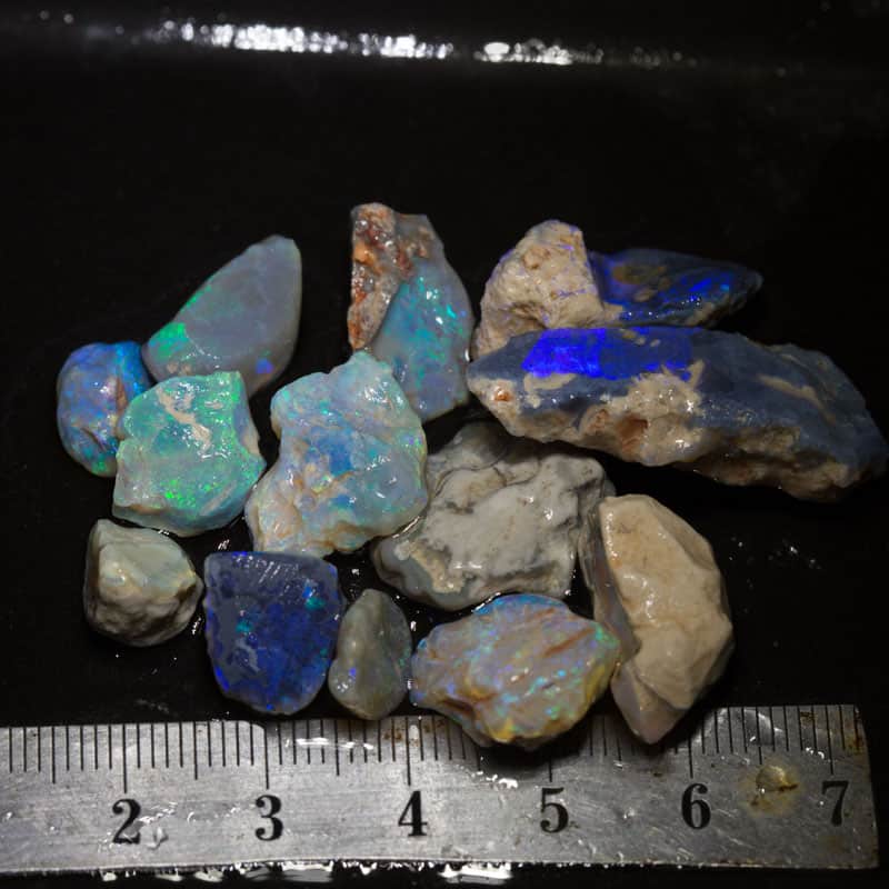 82 ct rough opal parcel 13pc