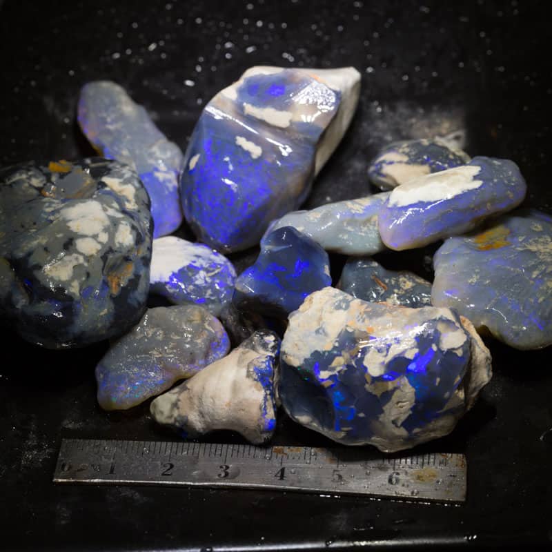 831 ct rough opal parcel 14 pieces