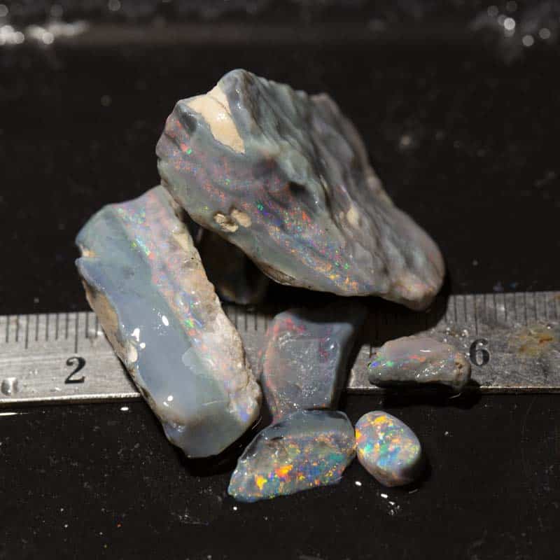 84 ct rough opal parcel 6pc