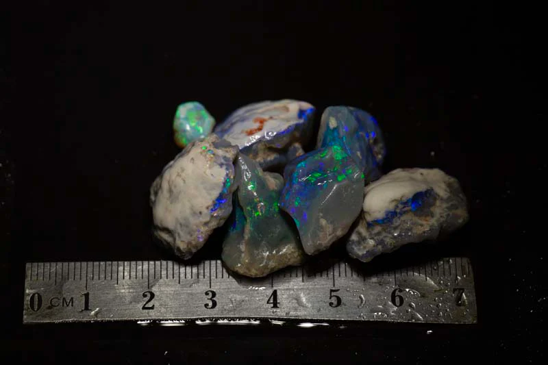 85 ct rough opal parcel 7pc