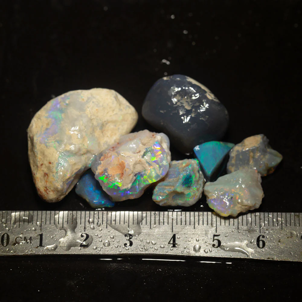 88 ct rough opal parcel 8pc