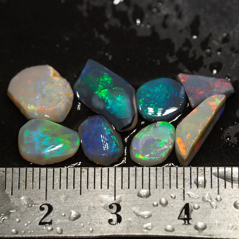 9.44 ct opal rubs parcel 8pc