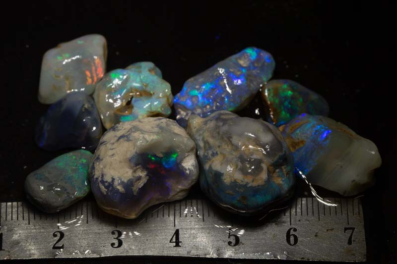 90 ct rough opal parcel 9pc