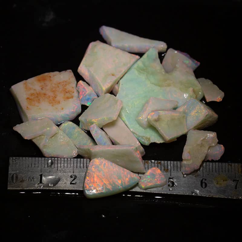 93 ct rough opal parcel 21 pieces