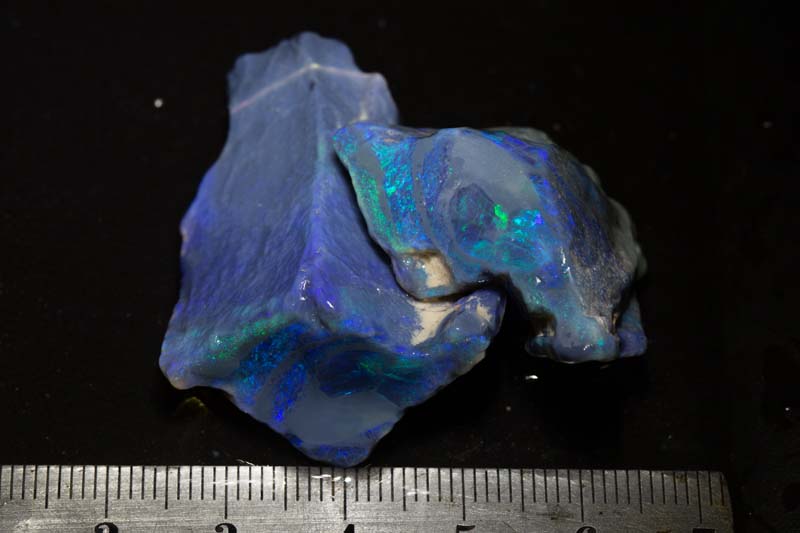 93 ct rough opal parcel 2pc