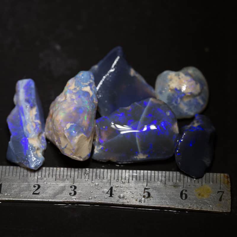 96 ct rough opal parcel 6 pieces