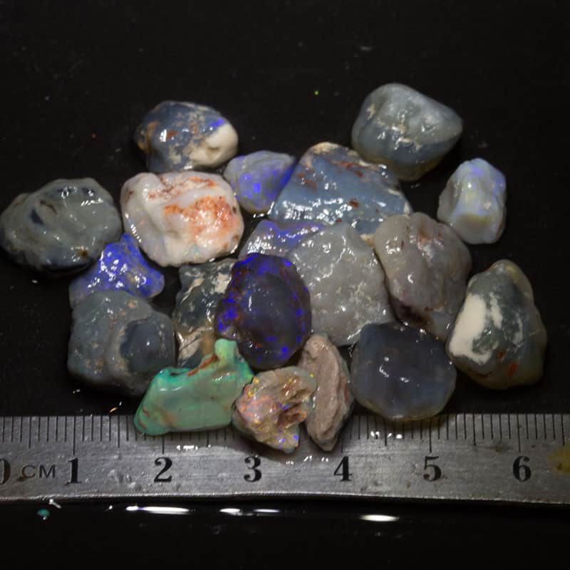 97 ct beginner rough opal parcel with tutorials