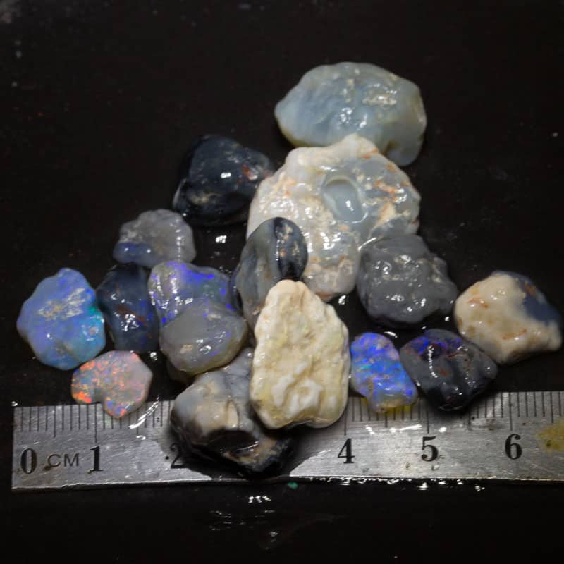 98 ct beginner rough opal parcel with tutorials