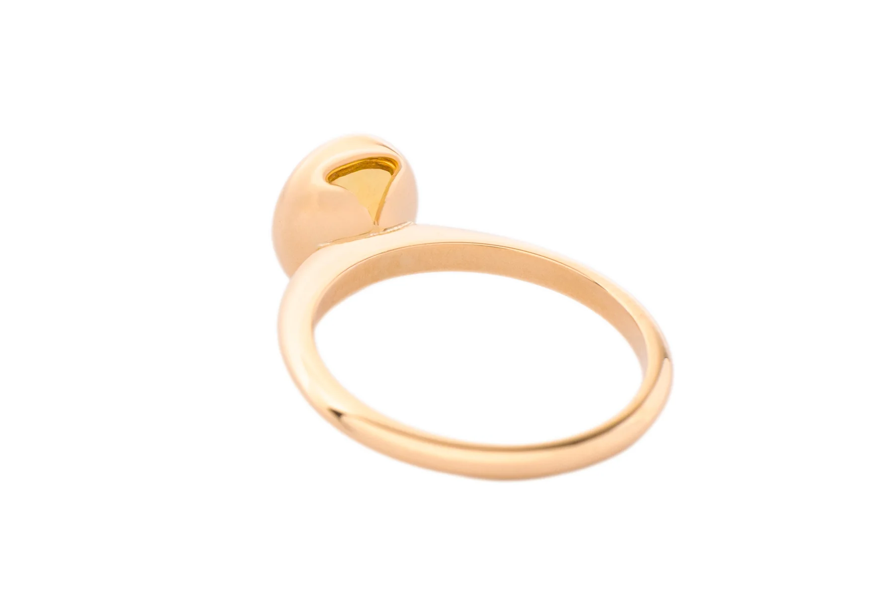 Selene — 18kt Yellow Gold 0.99 ct Crystal Opal Ring - Image 3