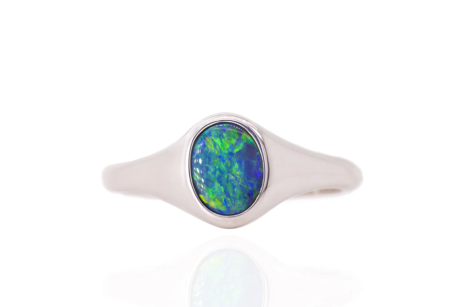 Valentina Petite Opal Ring | Create Your Own Jewelry - Image 3